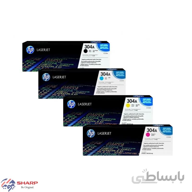 کارتریج تونر اچ پی چهار رنگ HP-304A (2025)