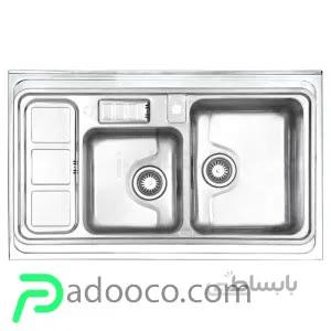 استیل البرز سینک فانتزی روکار استیل البرز - لگن چپ - 813/60