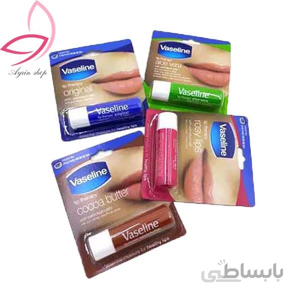 بالم لب استیکی وازلین Vaseline LiP Stick Balm