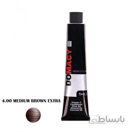 رنگ مو دوماسی سری طبیعی MEDIUM BROWN Extra 4.00