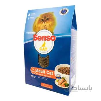 غذای خشک گربه سنسو مدل adult وزن 800 گرم