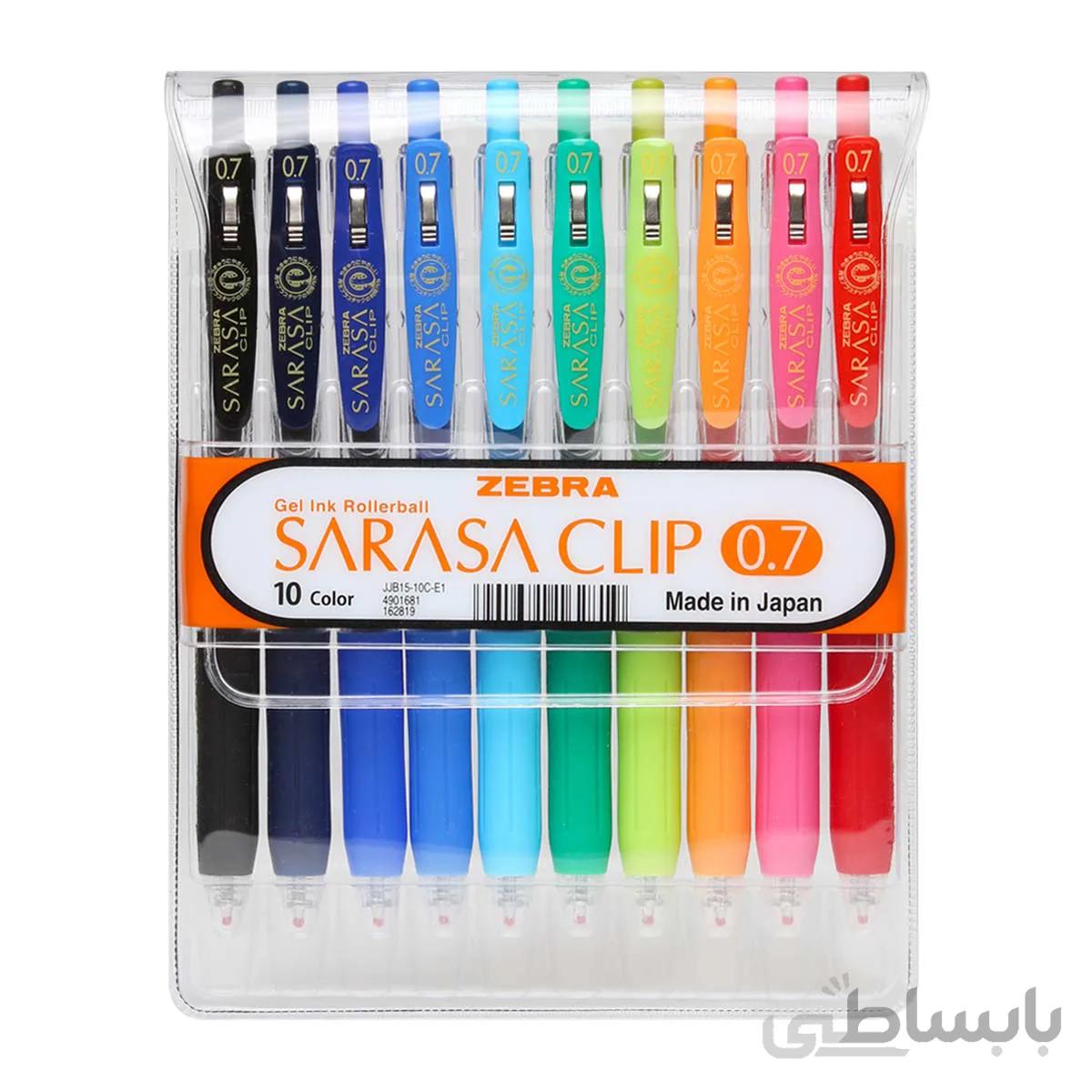 روان نویس زبرا مدل Sarasa بسته 10 عددی