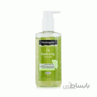 ژل شستشوی صورت نوتروژینا ا Neutrogena Oil Balancing with Lime Facial Wash