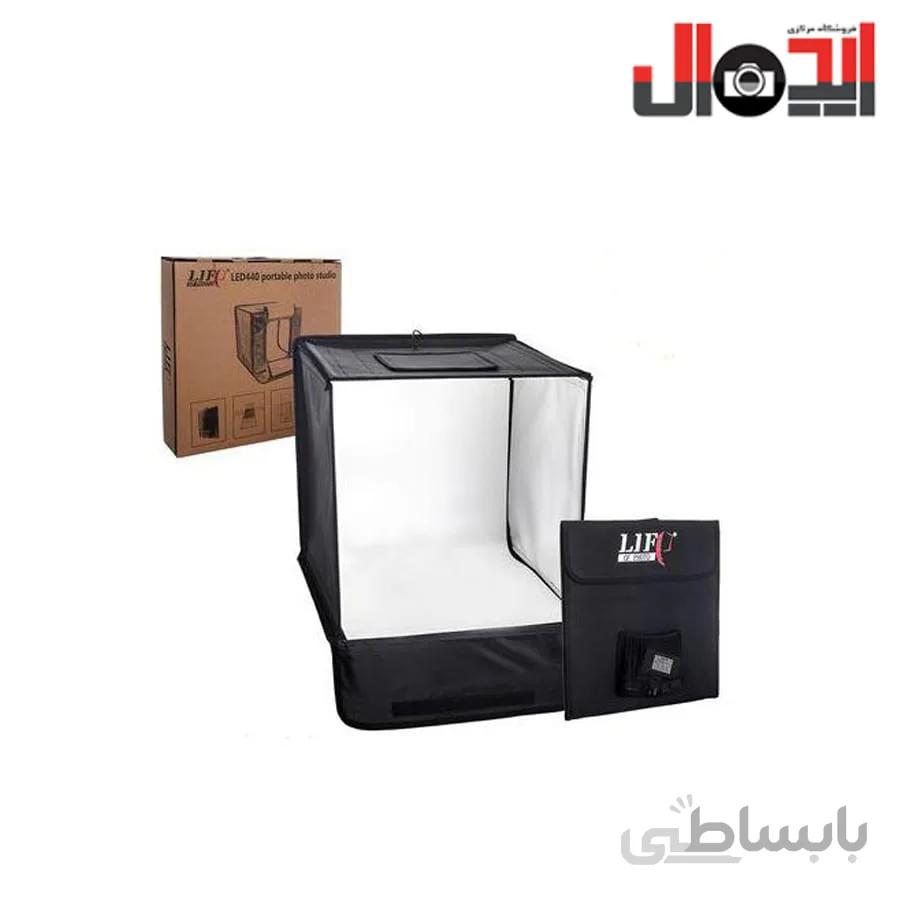 خیمه نور ال ای دی دار 70 سانتی متر LIFE OF PHOTO LED770 دیمر دار