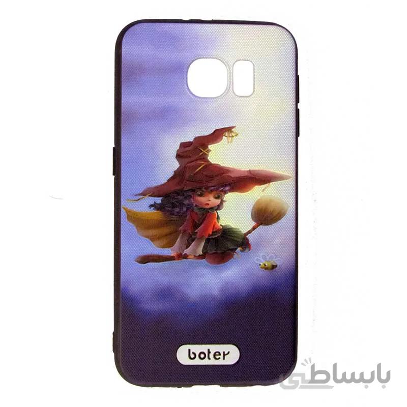 قاب فانتزی برجسته دخترانه طرح دار گوشی سامسونگ Samsung S6