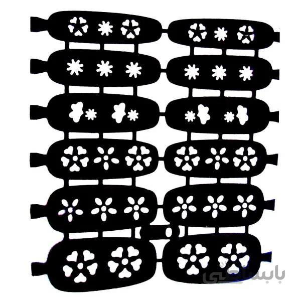 شابلون طراحی ناخن مدل 10