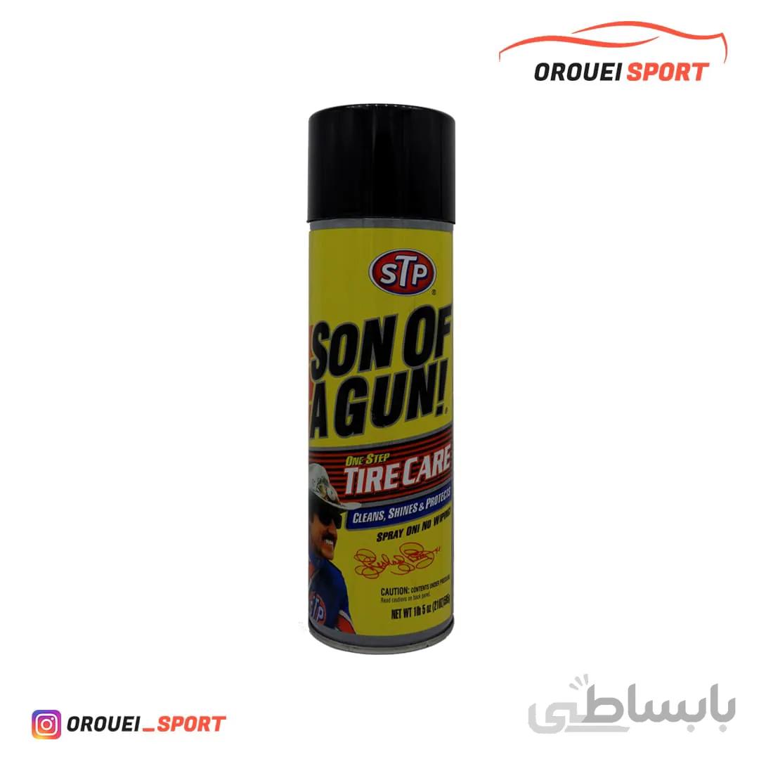اسپری کفی تمیزکننده و محافظ لاستیک خودرو STP