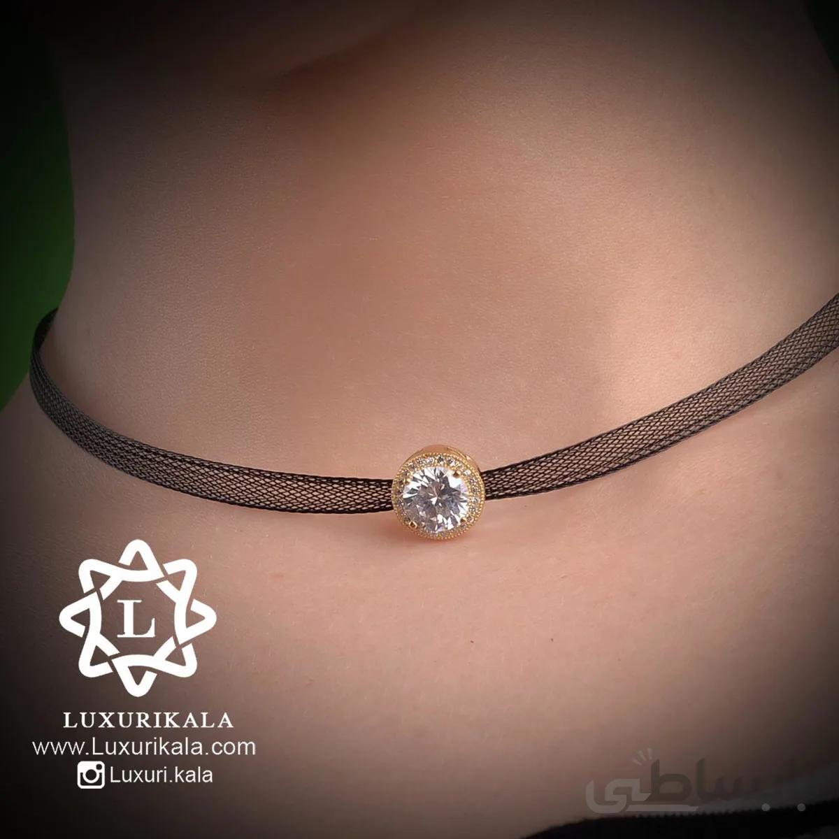 گردنبند نقره طرح گرد ا Necklaces