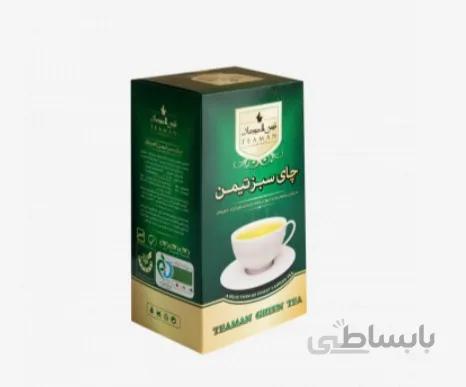 چای سبز طبیعی تیمن وزن ۲۱۰ گرم