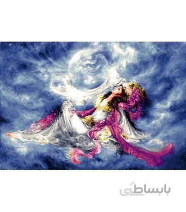 نخ و نقشه تابلو فرش مینیاتوری کد 112