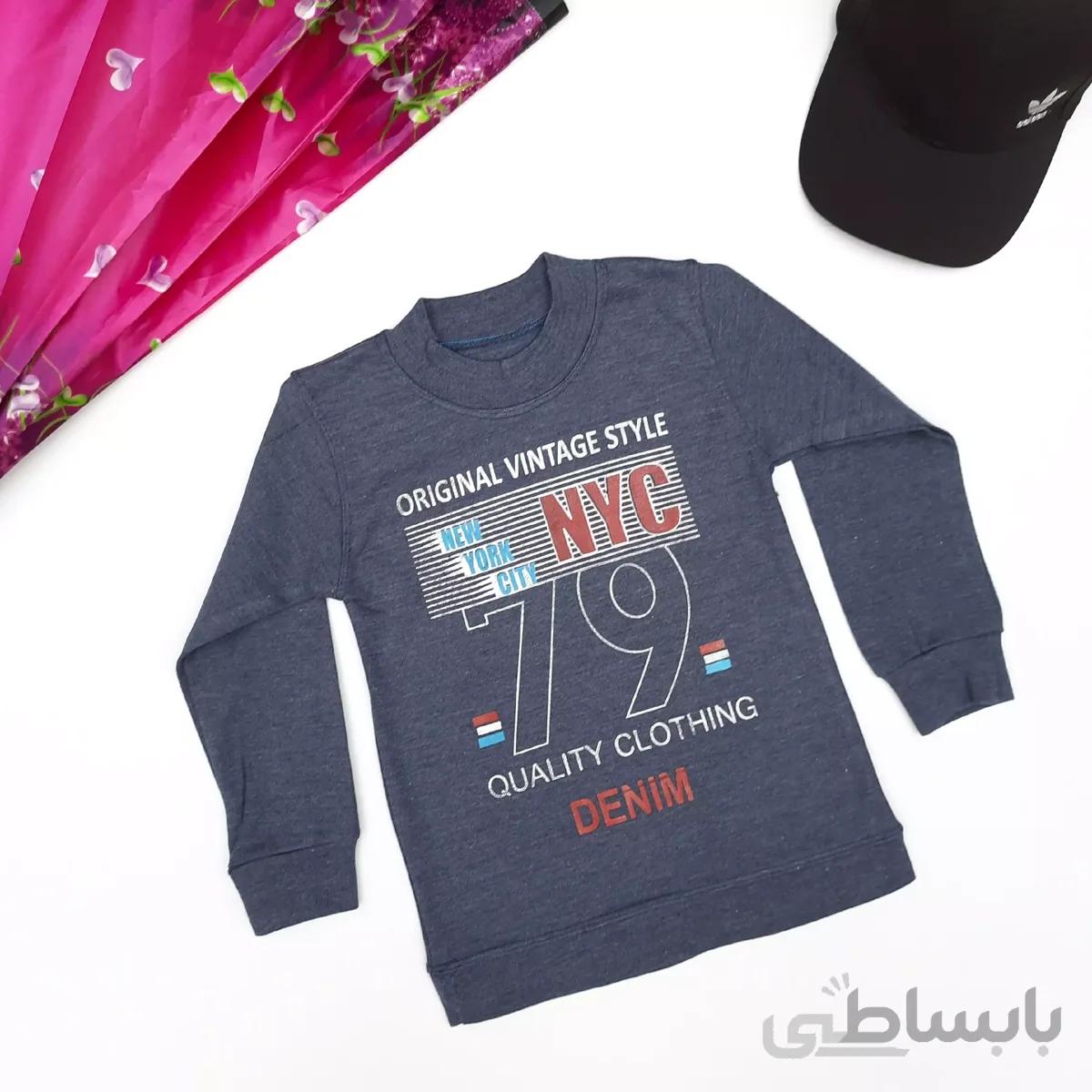 بلوز پسرانه تکی سایز 50 و 55 جنس نخی