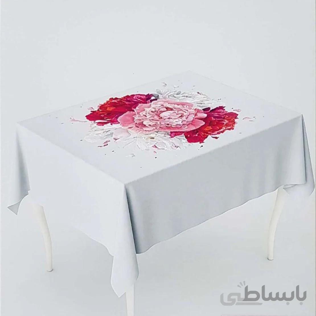رومیزی 4 نفره مربع طرح پارمیدا Parmida