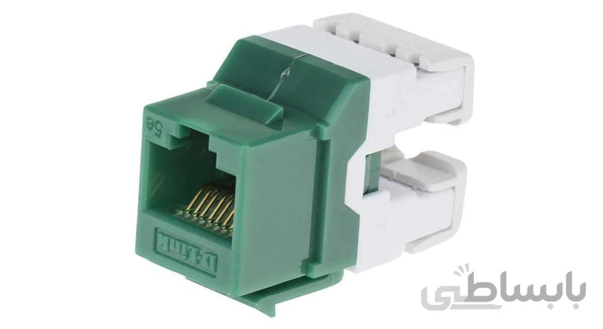 کیستون Cat5E دی لینک مدل NKJ-5EGRN1B21 ا D-Link NKJ-5EGRN1B21 Cat5E Keystone
