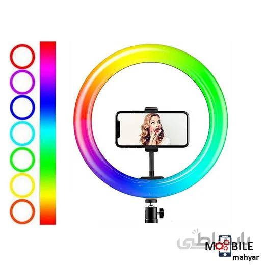 رینگ لایت 30 سانتی متری مدل LJJ-30 RGB