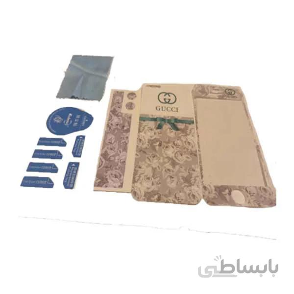 محافظ پشت و رو ضد خش گوچی طرح گل مناسب برای گوشی موبایل اپل ایفون 5 / 5s / se