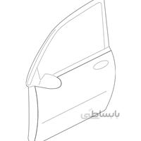 مجموعه درب جلو چپ اصلی میتسوبیشی ( Genuine parts ) - اوتلندر