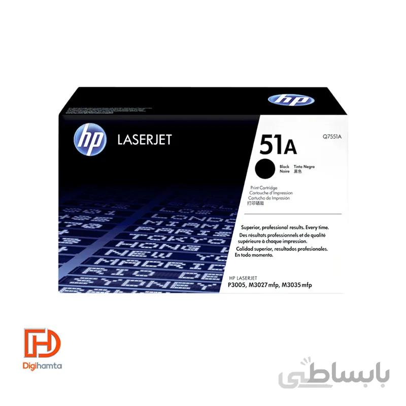 کارتریج تونر لیزری مشکی اچ پی مدل 51A