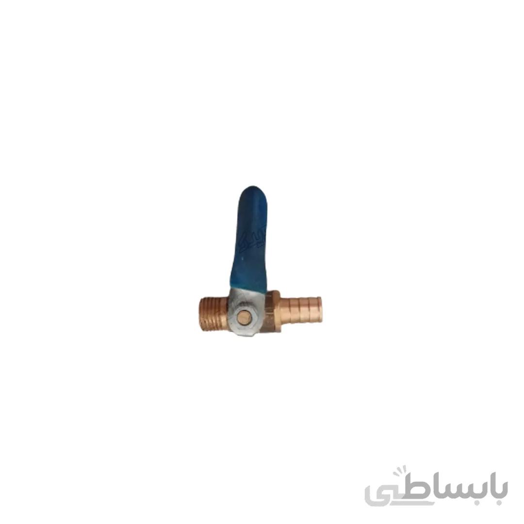 شیر گاز برنجی شیلنگ خور 1/4