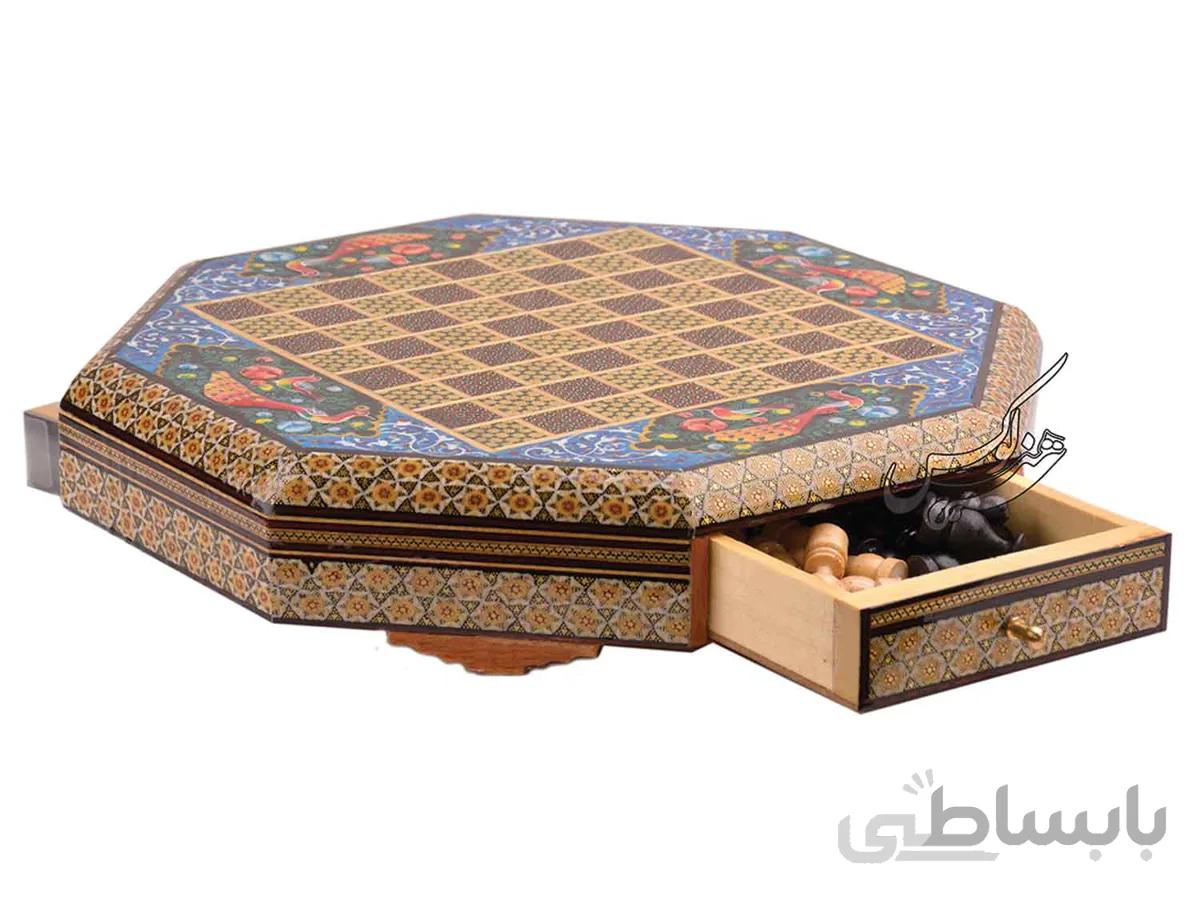 صفحه شطرنج خاتم کشودار