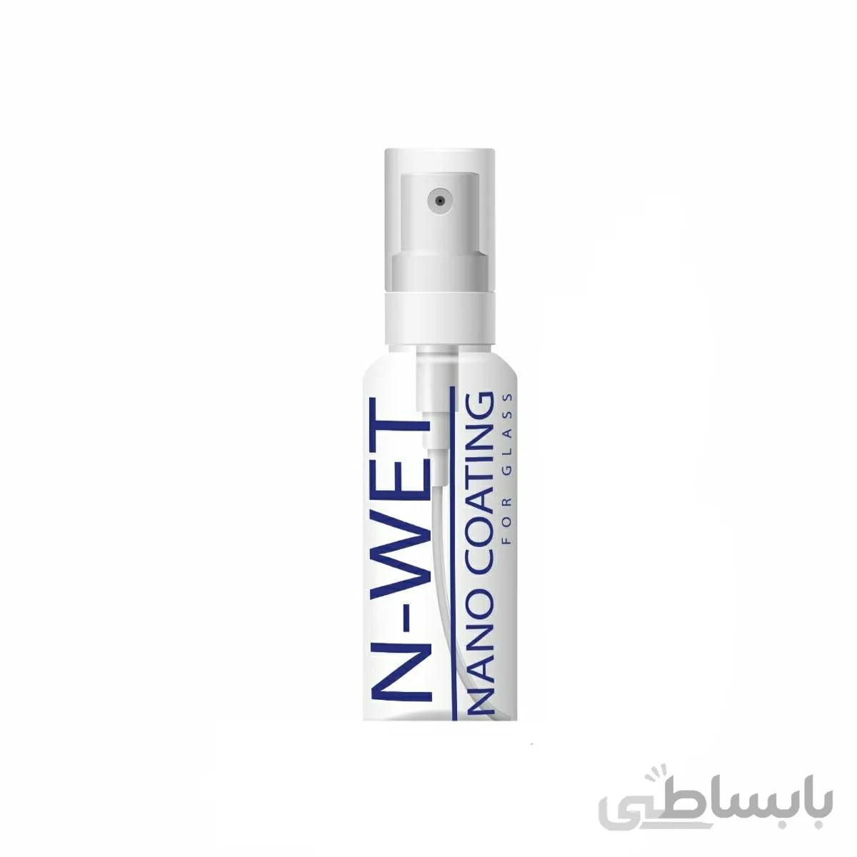 اسپری نانو سرامیک و ضد باران شیشه و بدنه خودرو ان وت مدل N-WR حجم 250 میلی لیتر