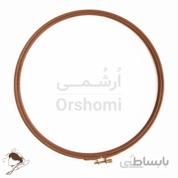کارگاه چوبی نیدل پانچ و گلدوزی پنگوئن قطر 28 سانتی متر