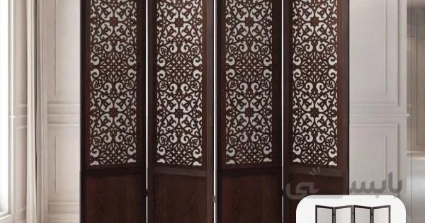 پاراوان مدل برگ ریز (دولایه) در دو رنگ