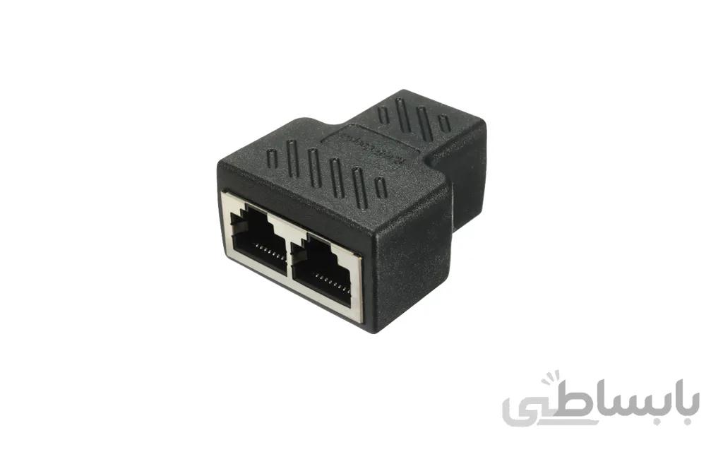 مبدل افزایش طول RG45 مدل کوپلر ا Coupling model RJ45 length increase converter