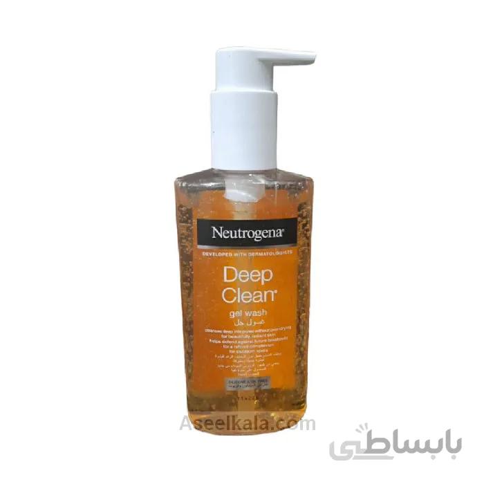 ژل شستشوی صورت نوتروژینا Neutrogena مدل Deep Clean وزن 200 میل