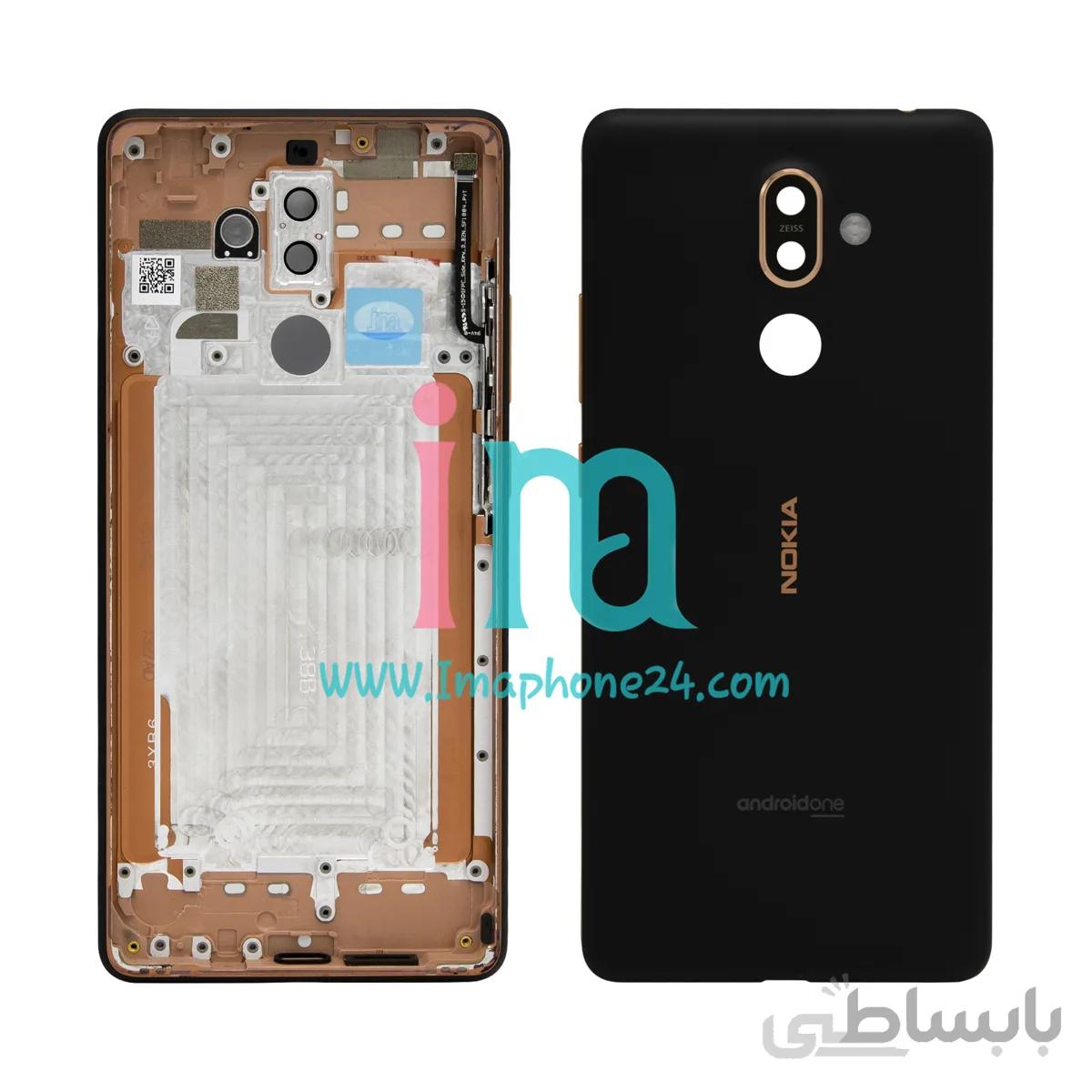 درب پشت (Nokia 7 Plus (Back cover - مشکی
