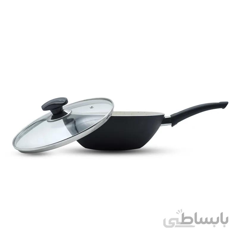 تابه وک 20 با درب شیشه ای