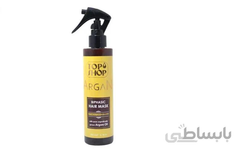 ماسک موي روزانه با آبکشي آرگان تاپ شاپ 250 ميل