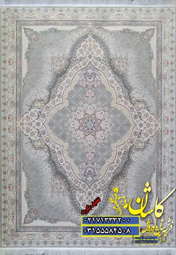 فرش کاشان طرح رستا طوسی 1200 شانه برجسته