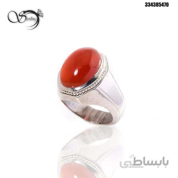 انگشتر رکاب فیلی نقره مردانه کد:۱۵۹۹