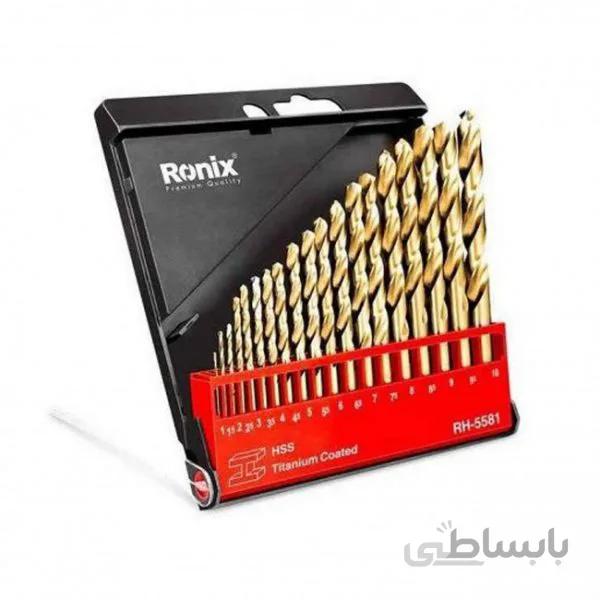 مجموعه 19 عددی مته رونیکس مدل RH-5581
