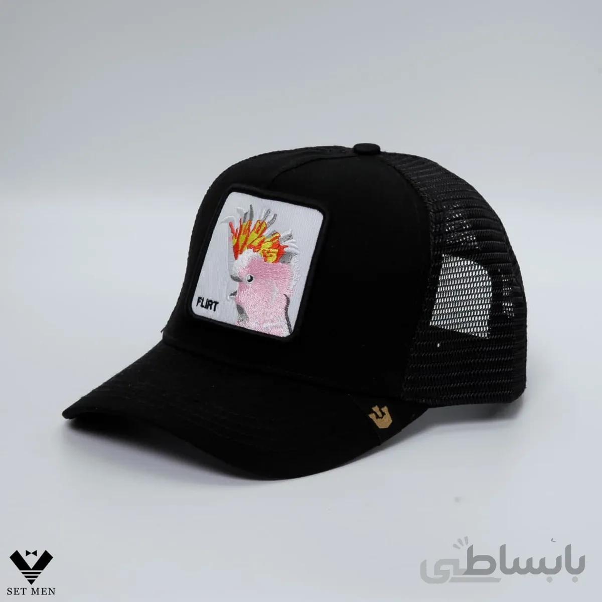 کلاه گورین نقاب دار طرح طوطیcap133