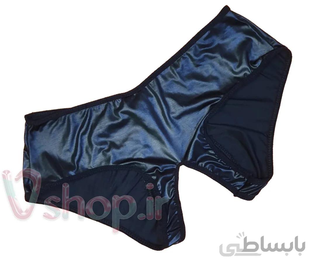 شورت فاق باز طرح چرم