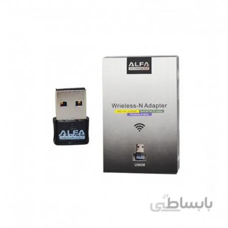کارت شبکه USB بی سیم آلفا مدل UW06