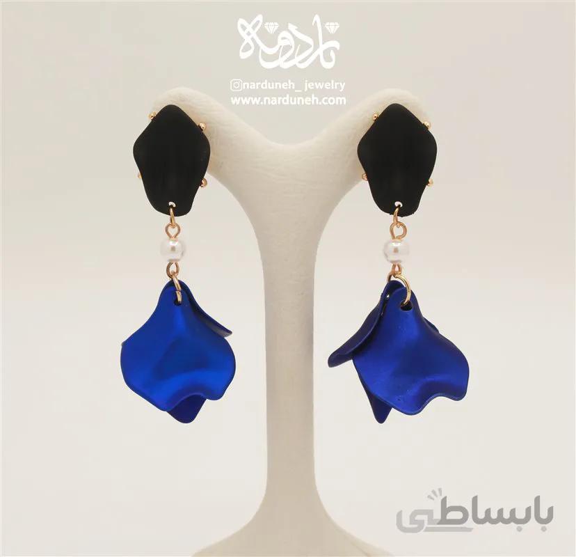 گوشواره گل رز واژگون فانتزی -05