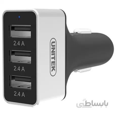 شارژر فندکی یونیتک مدل Y-P539Cهمراه کابل Micro USB