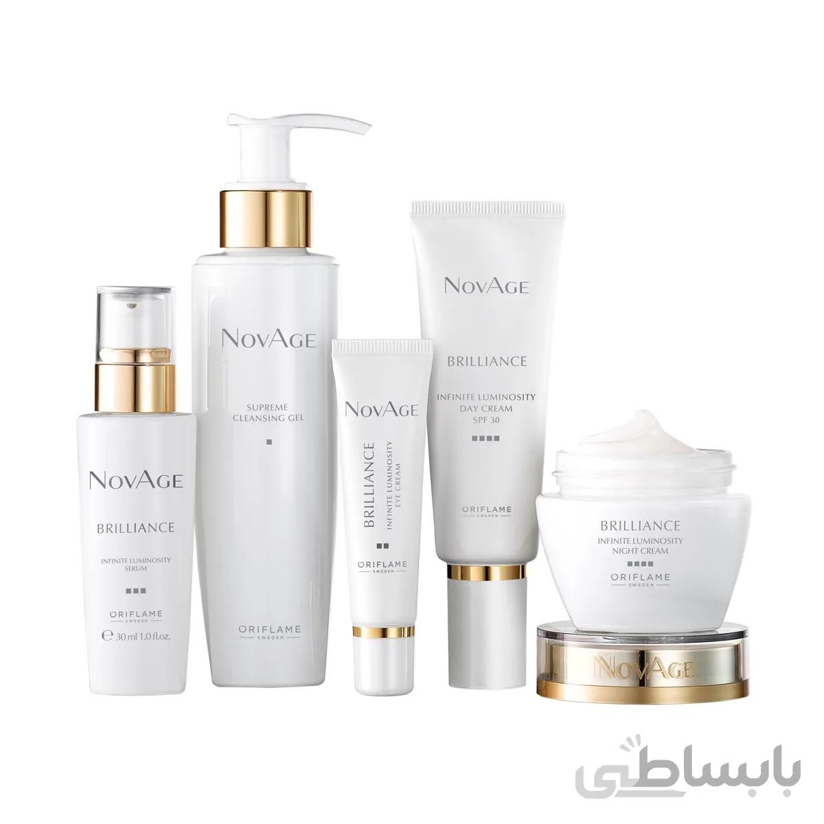 ست روشن کننده برلیانس نوایج اوریفلیم Novage Brilliance Infinite Oriflame