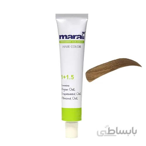رنگ ابرو مارال شماره ۸ رنگ بلوند نسکافه ای روشن