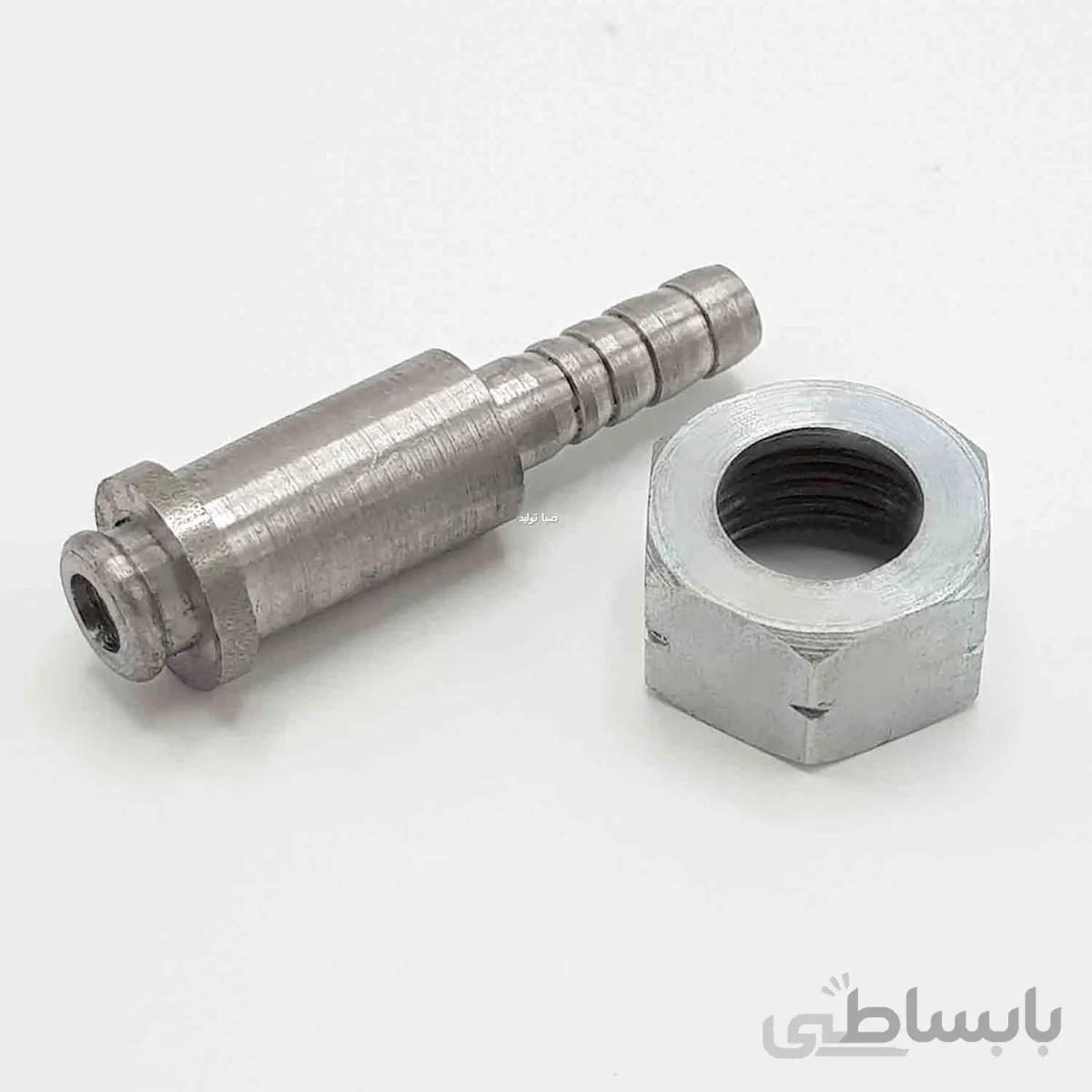 مهره و دنباله پرسی آهنی