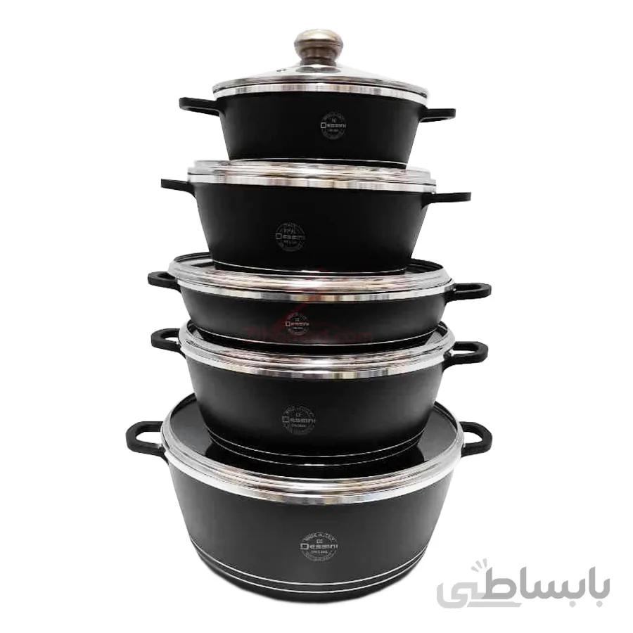 سرویس قابلمه 10 پارچه دسینی Dessini