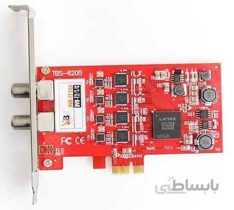 TBS 6205 DVB-T2/T/C Quad TV Tuner PCIe Card