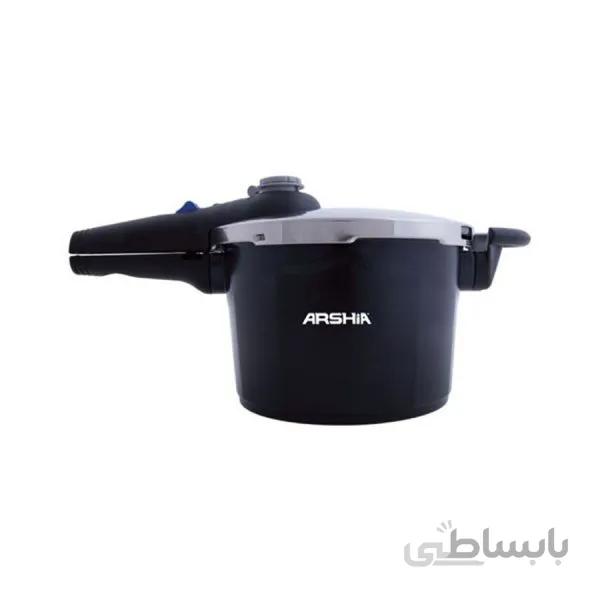 دیگ زودپز ۵ لیتری مشکی عرشیا مدل PR622-1810