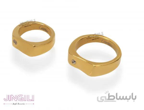 انگشتر ست مدل کارتیه 3 کد rs003