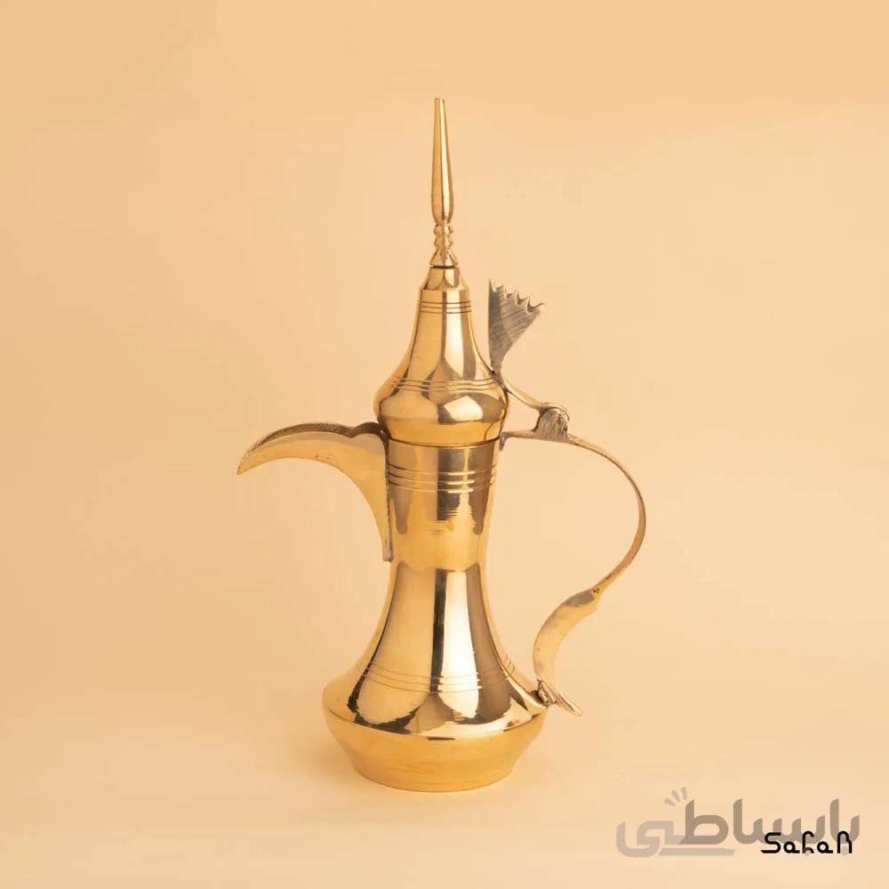 دله برنجی طلایی مدل رسلان سایز 4