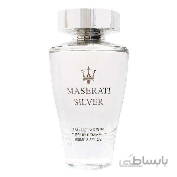 ادوپرفیوم زنانه مازراتی مدل Silver حجم 100 میلی لیتر