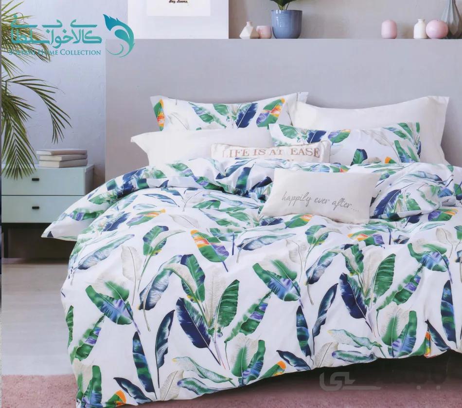 سرویس لحاف روتختی کارینا طرح گرین (Green) کد 29 یک نفره