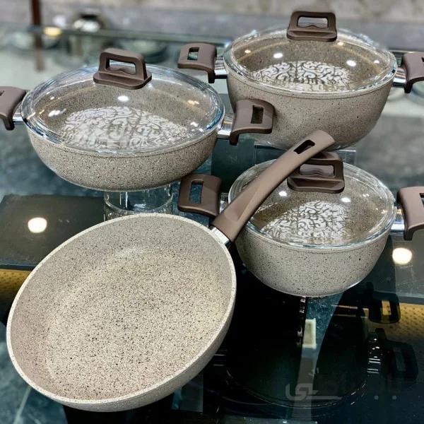 سرویس قابلمه7پارچه گرانیتی Bernardo کد 590404